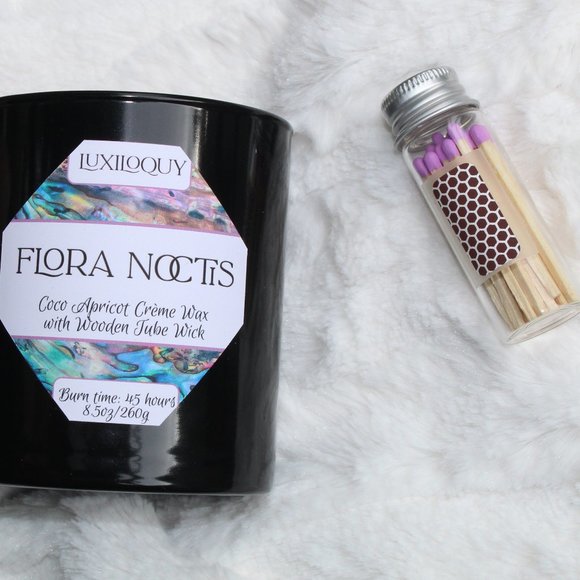 Flora Noctis Candle with Matches - Picture 2 of 3